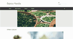 Desktop Screenshot of cajnica-vanilla.com